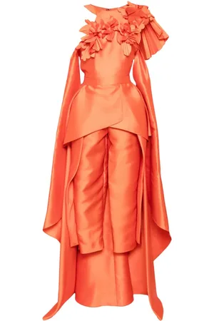 Saiid Kobeisy Mikado Jumpsuit mit Stickerei