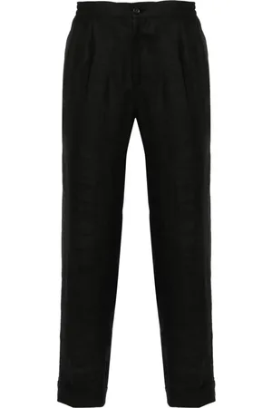 Kiton Leinenhose mit Bügelfalten