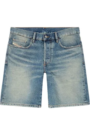 Diesel Jeans-Shorts mit geradem Bein