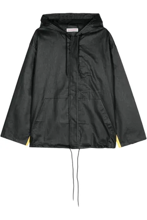 WALTER VAN BEIRENDONCK Stopp Kapuzenjacke mit Logo-Print