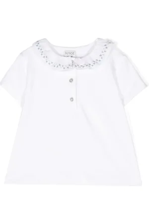 KNOT Patrice T-Shirt mit Blumenstickerei