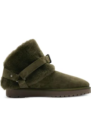 Burberry Shearling-Stiefeletten mit Schnalle