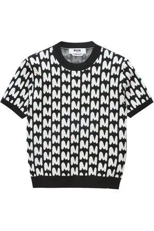 Msgm Hemd mit Jacquard-Logo