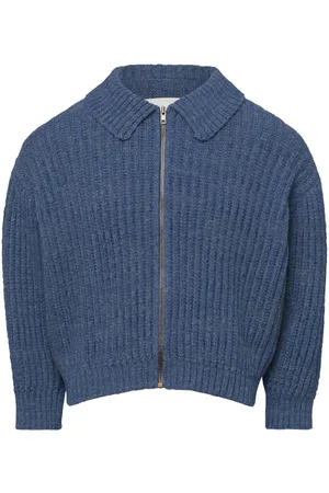 Maison Margiela Gerippter Cardigan mit Reißverschluss