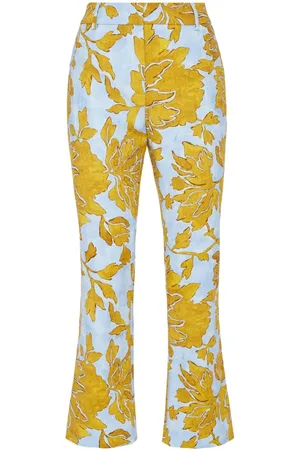 La DoubleJ 24/7 Cropped-Hose mit Blumen-Print
