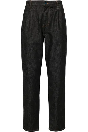 Kiton Halbhohe Tapered-Jeans