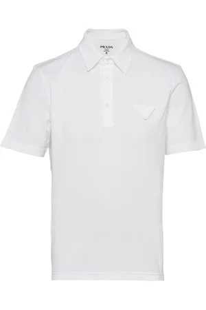 Prada Poloshirt mit Logo-Patch