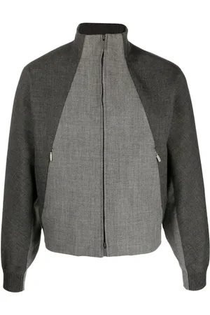 Thom Browne Jacke mit Einsätzen aus Schurwolle