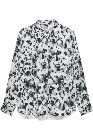 Msgm Hemd mit abstraktem Print