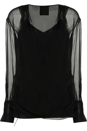 Givenchy Langärmelige Seidenbluse