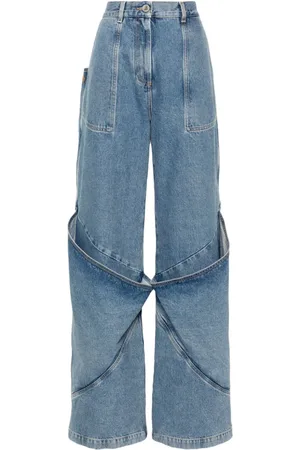 The Attico Jeans mit weitem Bein