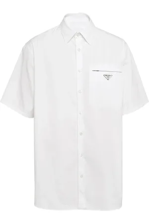 Prada Hemd mit Triangel-Logo