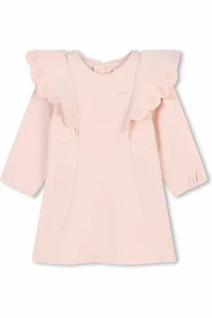 Chloé Kleid mit Blumenstickerei