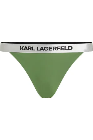 Karl Lagerfeld Bikinihöschen mit Logo-Bund