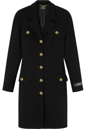 VERSACE Raglanmantel aus Wollgemisch
