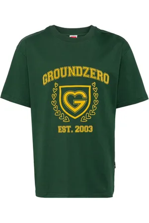 Ground Zero T-Shirt mit Logo-Print