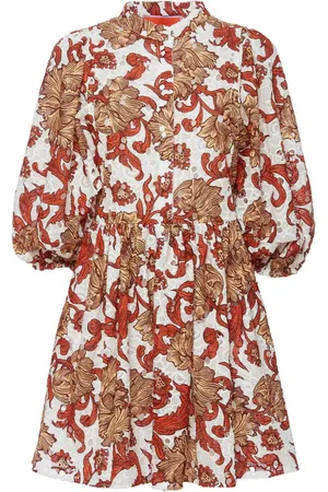 La DoubleJ Popeline-Kleid mit botanischem Print