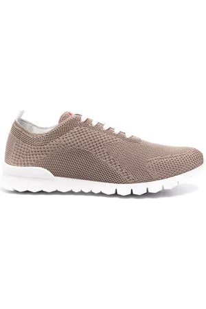 Kiton Gestrickte Sneakers mit Logo-Stickerei