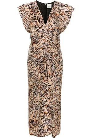 Isabel Marant Midikleid mit grafischem Print