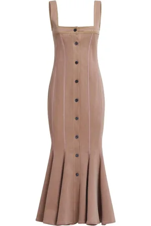 Marni Midikleid mit ausgestelltem Saum