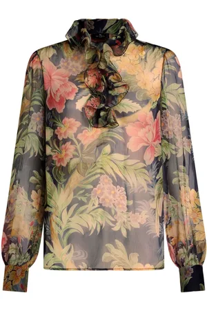 Etro Seidenbluse mit Blumen-Print