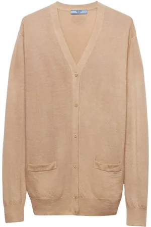 Prada Cardigan aus Kaschmir mit Triangel-Logo