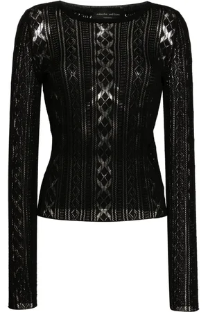 Roberto Collina Pullover aus Pointelle-Strick