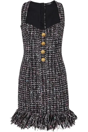 Balmain Kleid mit Zierknöpfen