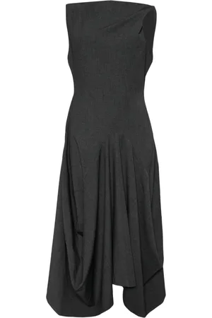 GOEN.J Drapiertes Midikleid