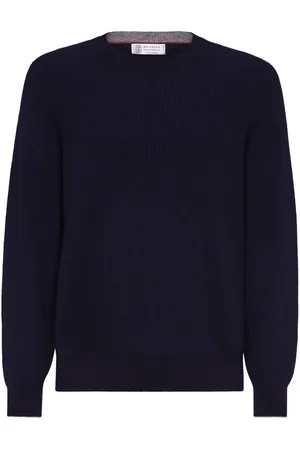 Brunello Cucinelli Kaschmirpullover mit rundem Ausschnitt