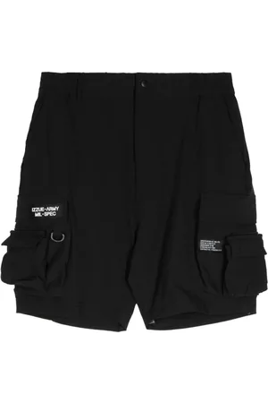Izzue Cargo-Shorts mit Logo-Applikation