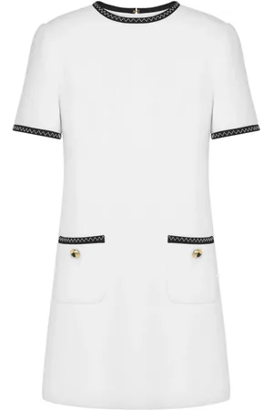 Moschino Minikleid mit Kontrastbesatz
