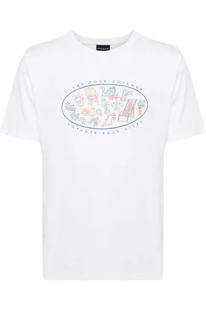 AGNÈS B. T-Shirt mit grafischem Print