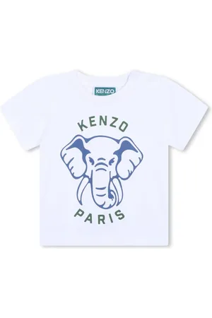 Kenzo T-Shirt mit Elefanten-Print