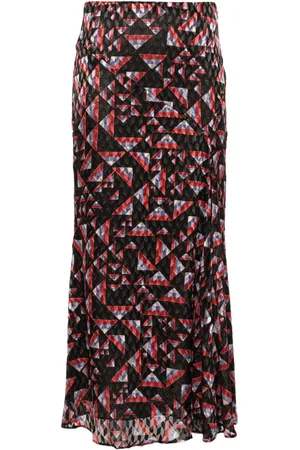 Isabel Marant Katae Midirock mit geometrischem Print