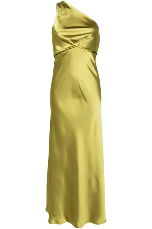 BLANCA Asymmetrisches Abendkleid aus Satin