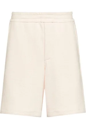 Prada Joggingshorts mit emailliertem Triangel-Logo
