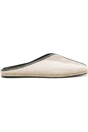Totême Espadrilles mit Lederbesatz