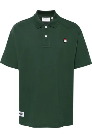 Chocoolate Poloshirt mit Logo-Stickerei