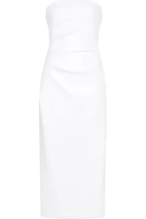 Proenza Schouler Schulterfreies Shira Midikleid
