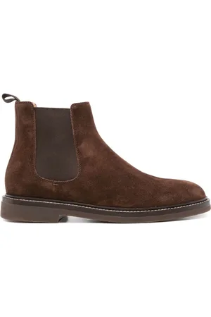 Brunello Cucinelli Knöchelhohe Wildlederstiefel
