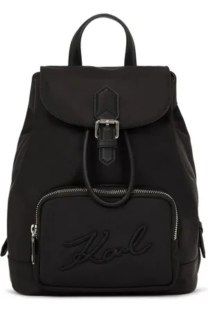 Karl Lagerfeld Signature Flap Rucksack