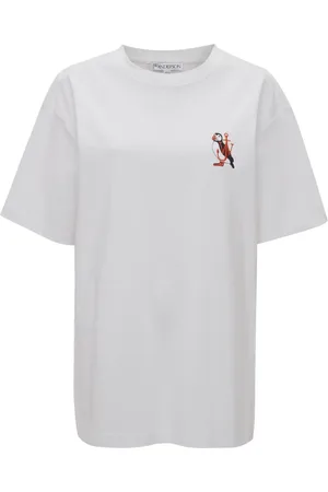 J.W.Anderson T-Shirt mit Kanarenstickerei