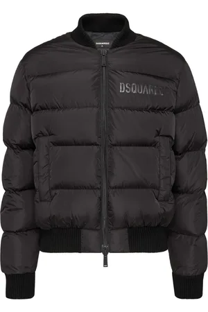 Dsquared2 Gefütterte Jacke mit Logo-Print