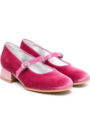 MONNALISA Ballerinas aus Samt 40mm