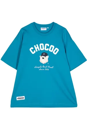 Chocoolate T-Shirt mit Logo-Print