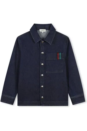 Lanvin Jeansjacke mit Logo-Print