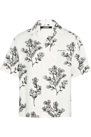 Jacquemus La Chemise Jean Hemd mit Blumenmuster