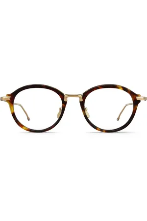 Thom Browne Runde Brille in Schildpattoptik