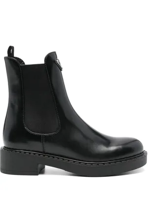 Prada Chelsea-Boots mit Triangel-Logo